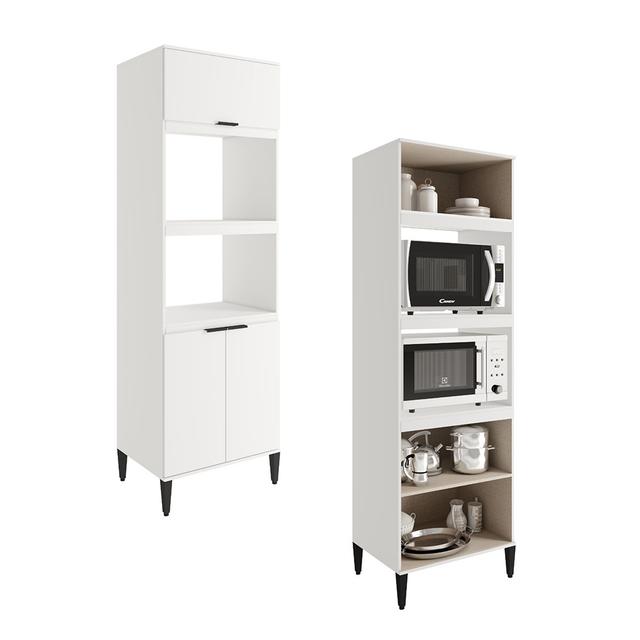 Mueble para microondas y horno eléctrico