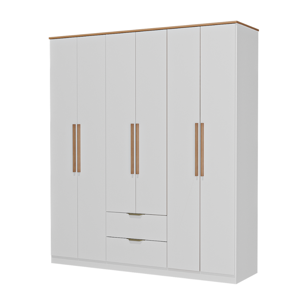 Milan Wardrobe with 6 Doors