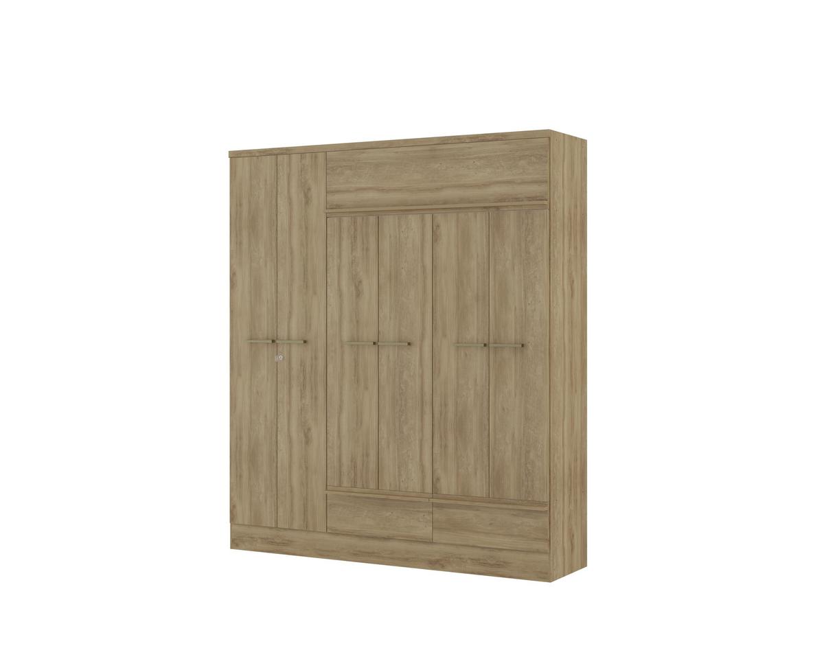 Wardrobe with 7 Doors and 2 Drawers